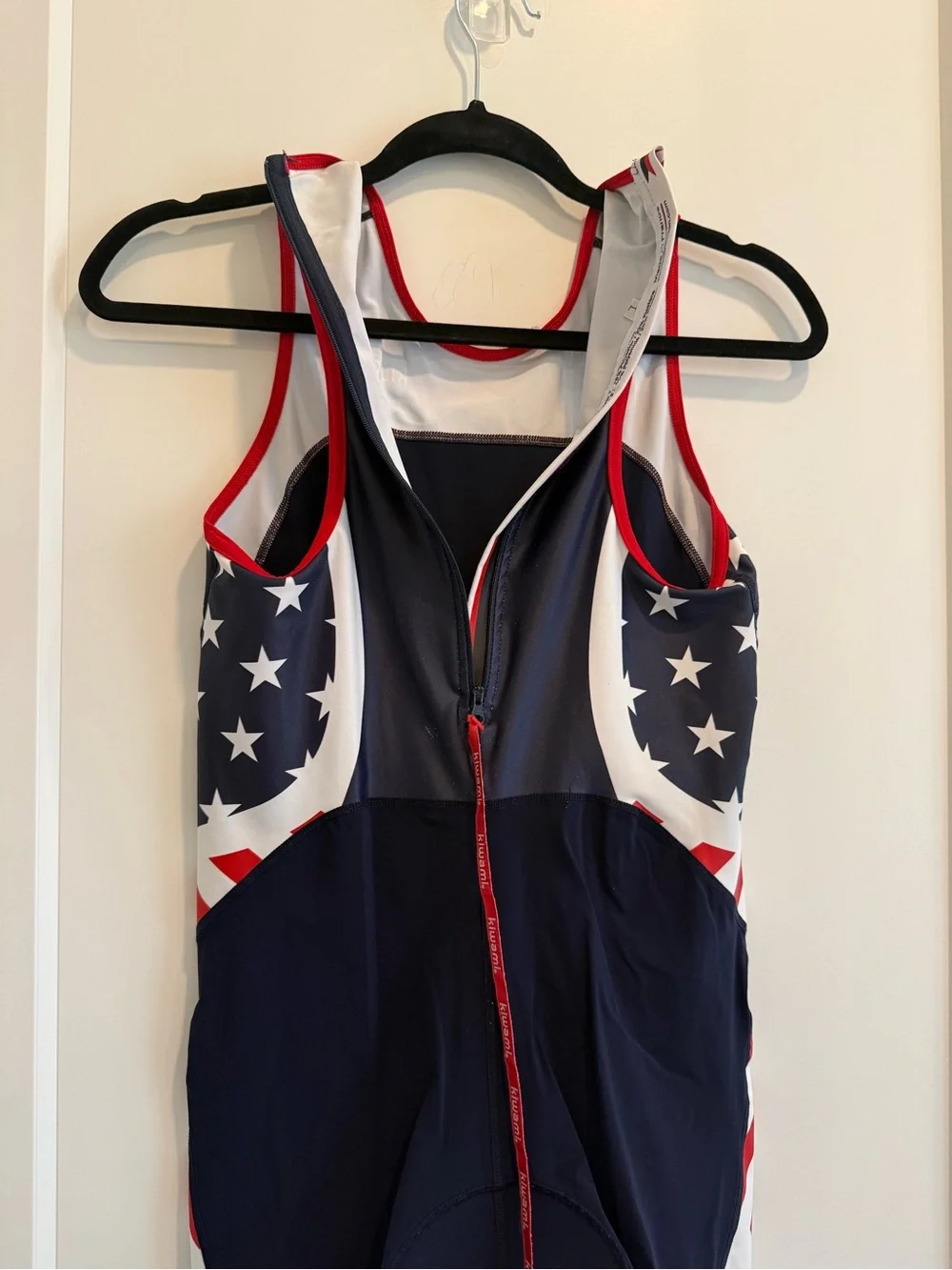 Kiwami USA Red, White & Blue Triathlon Suit Size Large